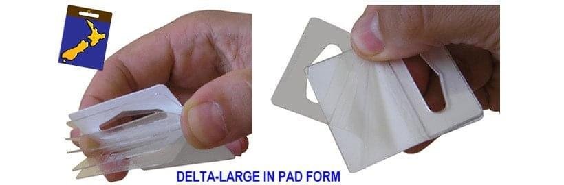 [DELTA LARGE HOT MELT ADHESIVE] PLASTIC HANG TAGS - 1 BOX (500) PCS. - Image 4